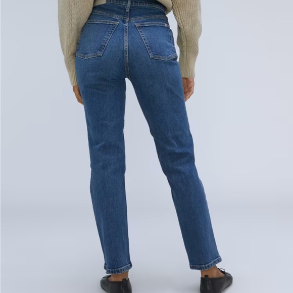 NWT Everlane The Original Cheeky Jean in Washed Midnight - Picture 2 of 8